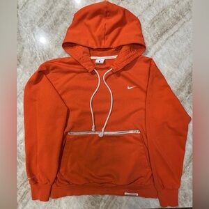 Vintage Nike Standard Issue Dri-Fit Hoodie Size S | Orange Zip Bunny Pouch